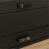 Caja de reloj modular militar Black Edition - 10 ranuras 