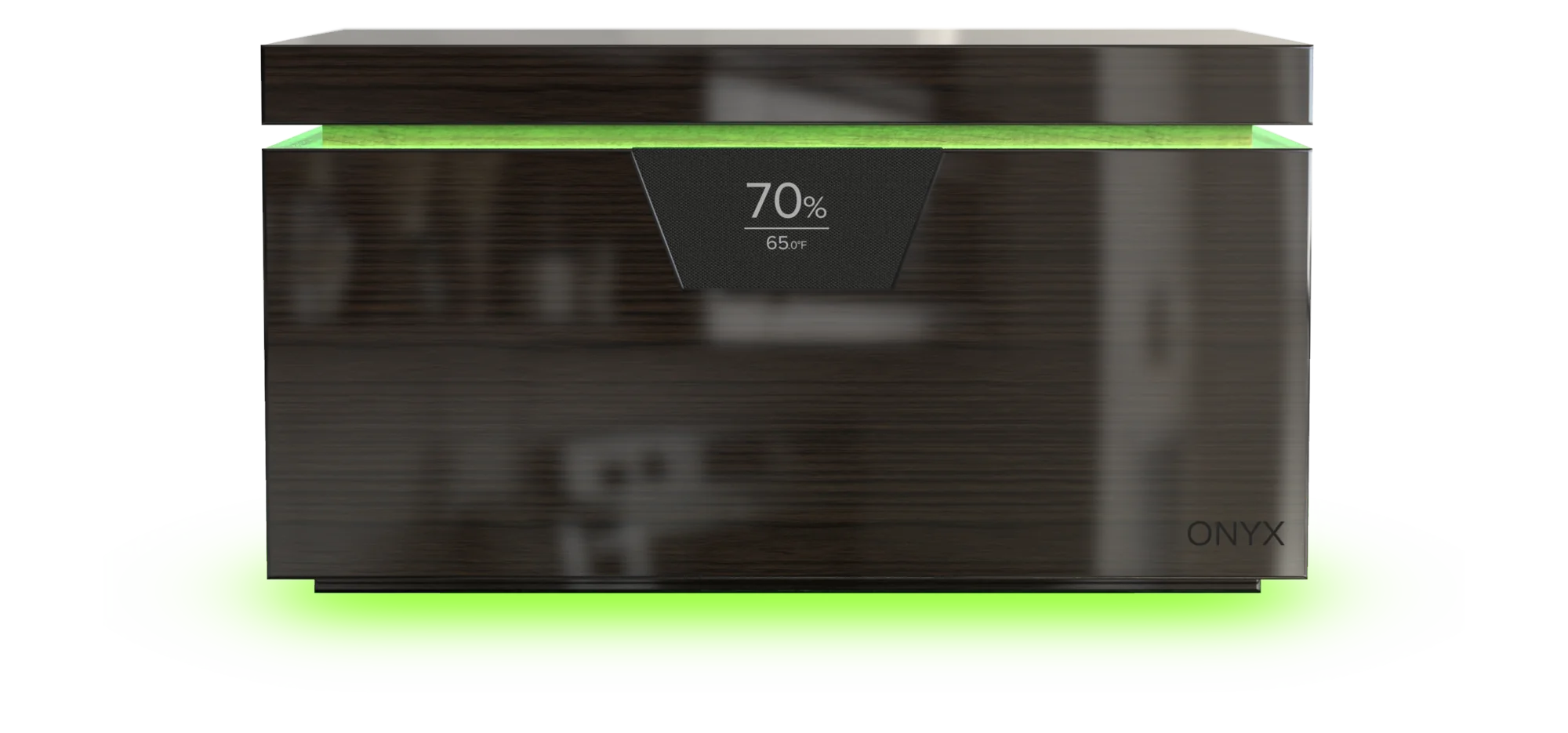 Onyx lighting in green