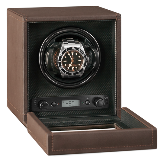 The Benson Single Watch Winder - Brown