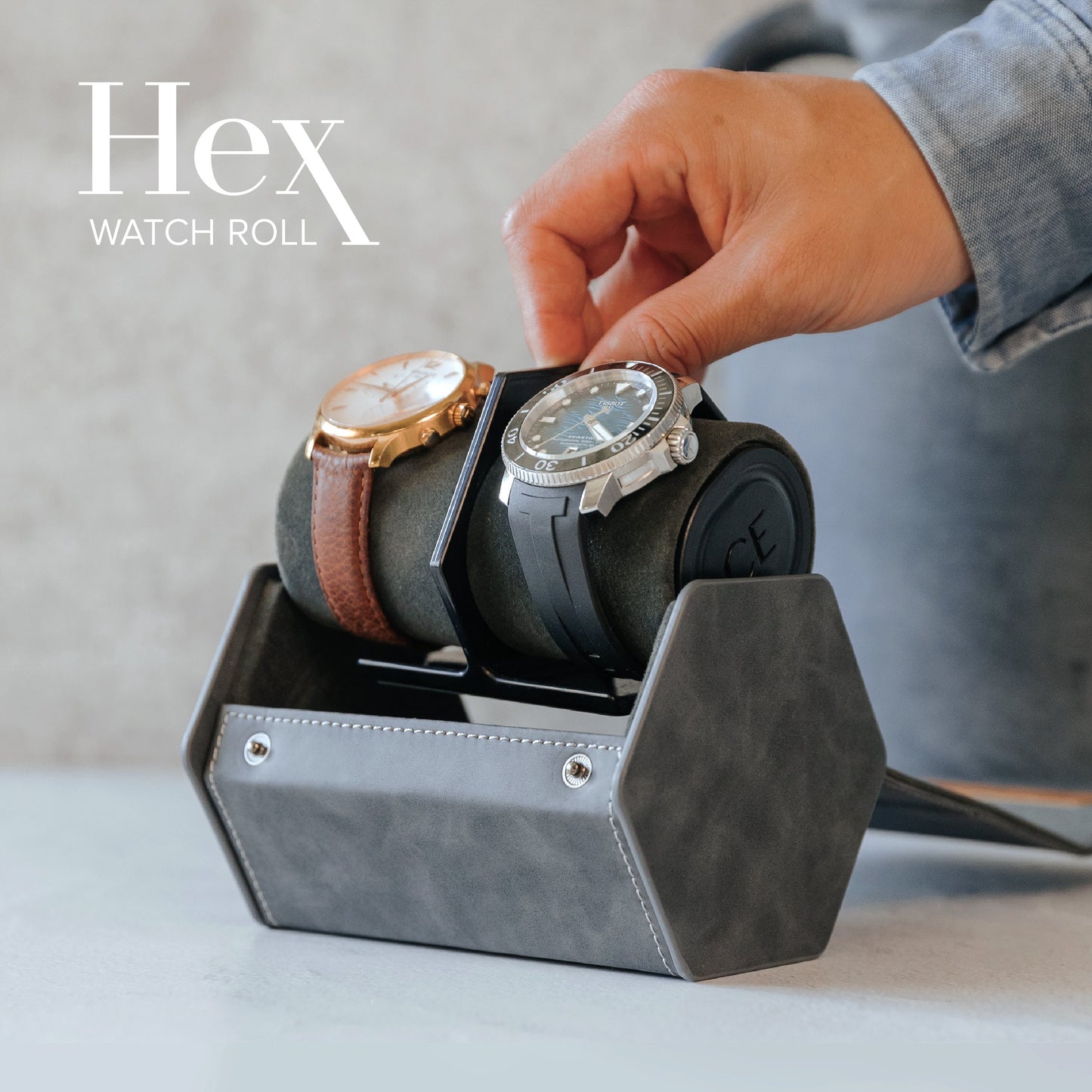 HEX Travel Watch Roll - 2 Slot