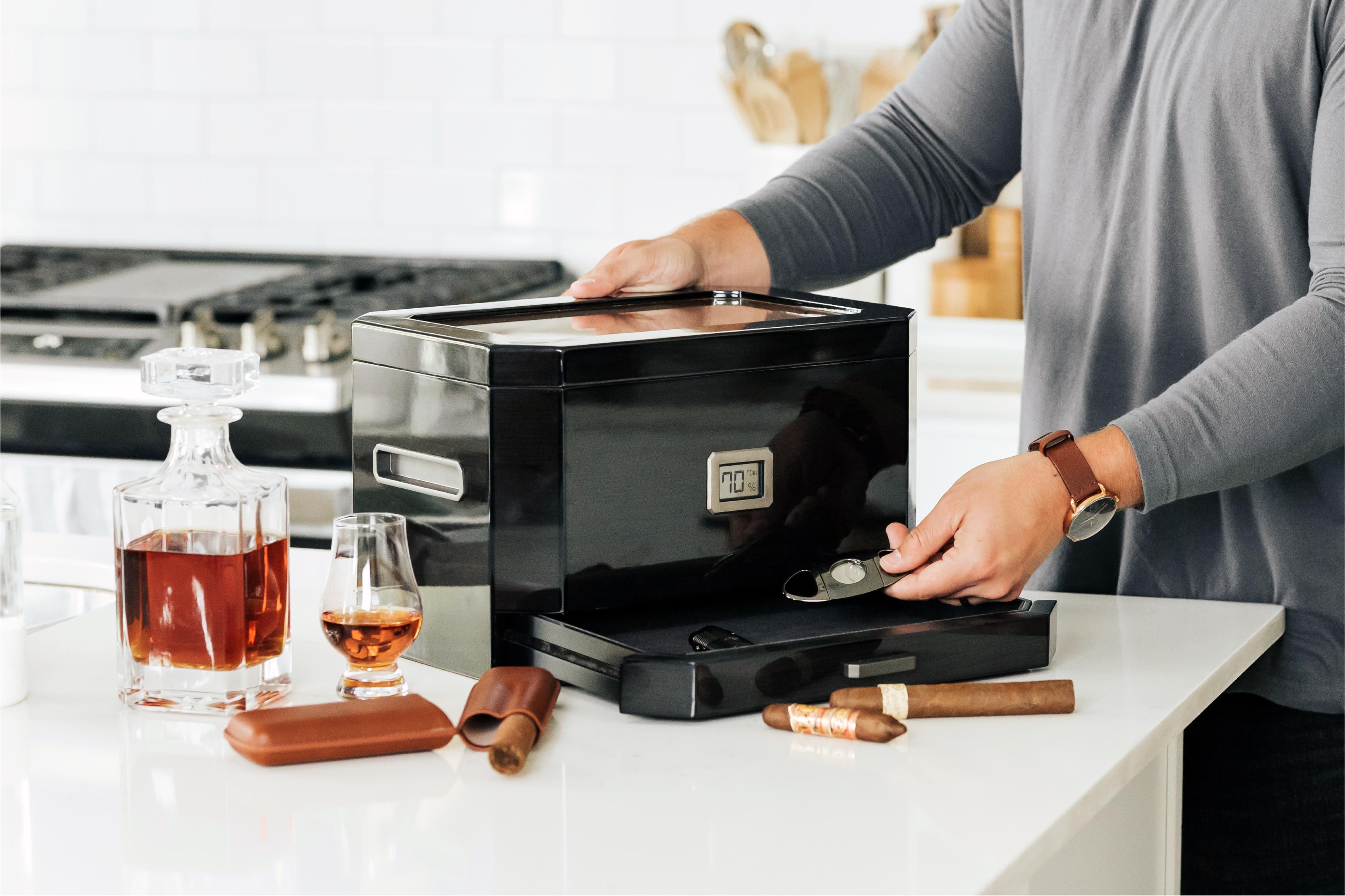 Octodor Glass Top Humidor – Case Elegance