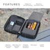 Estuche para puros de cuero Flint Travel 