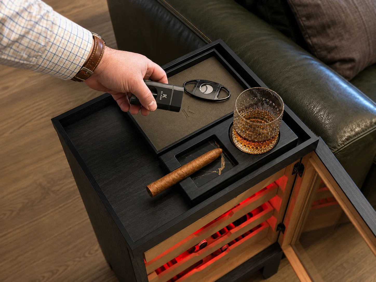 Every detail, part of the ritual.