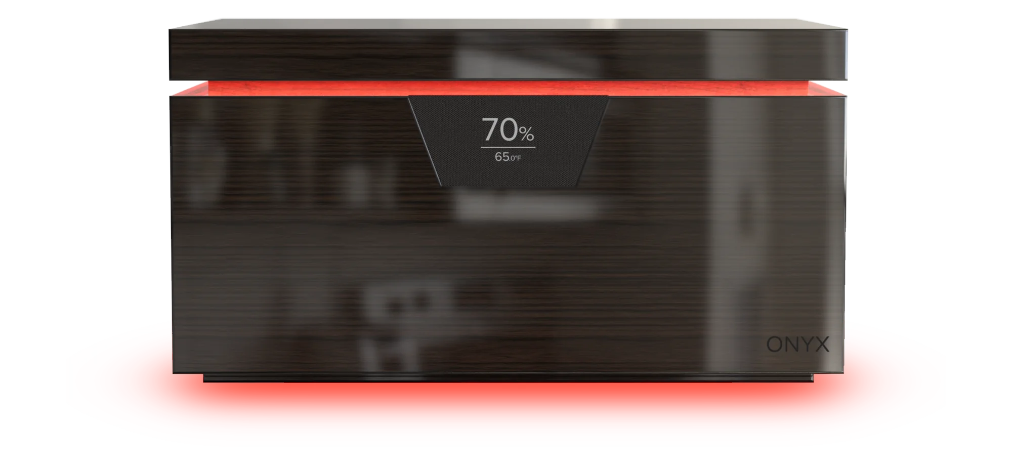 Onyx lighting in red