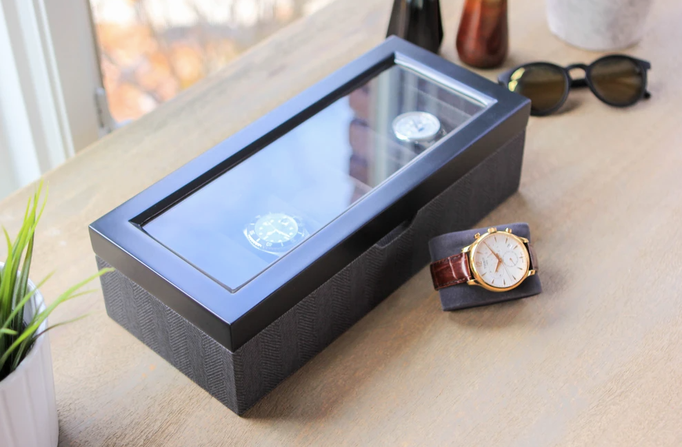 Caja de guardar relojes outlet