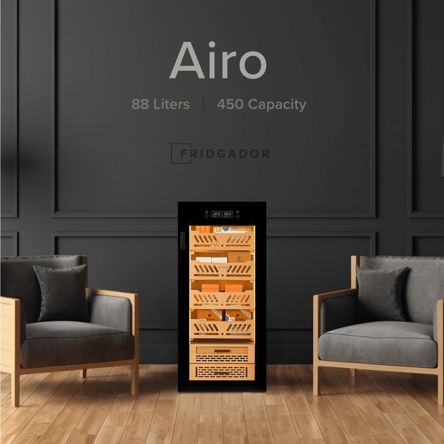 Airo Fridgador Cabinet - 88L