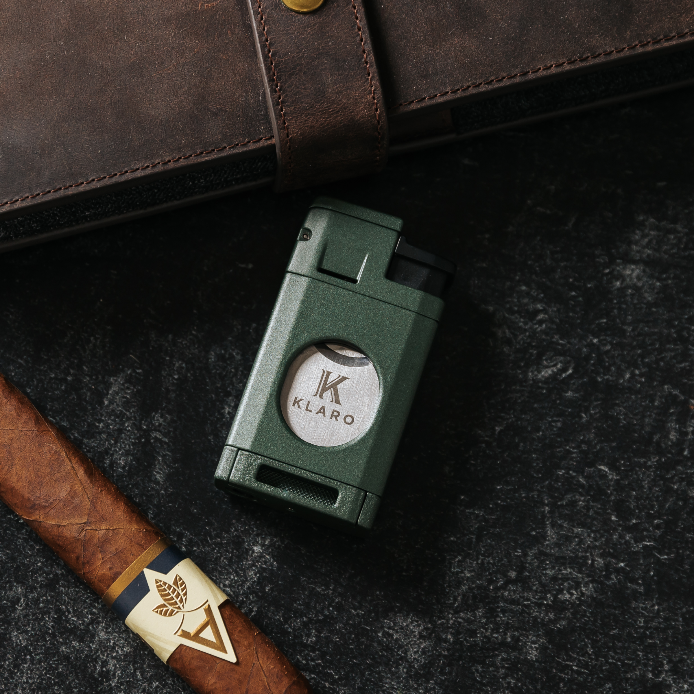 green cigarette lighter Overland Lighter Straight Cut green cigarette lighter Overland Lighter Straight Cut