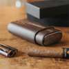 Premium 3 Cigar Travel Case