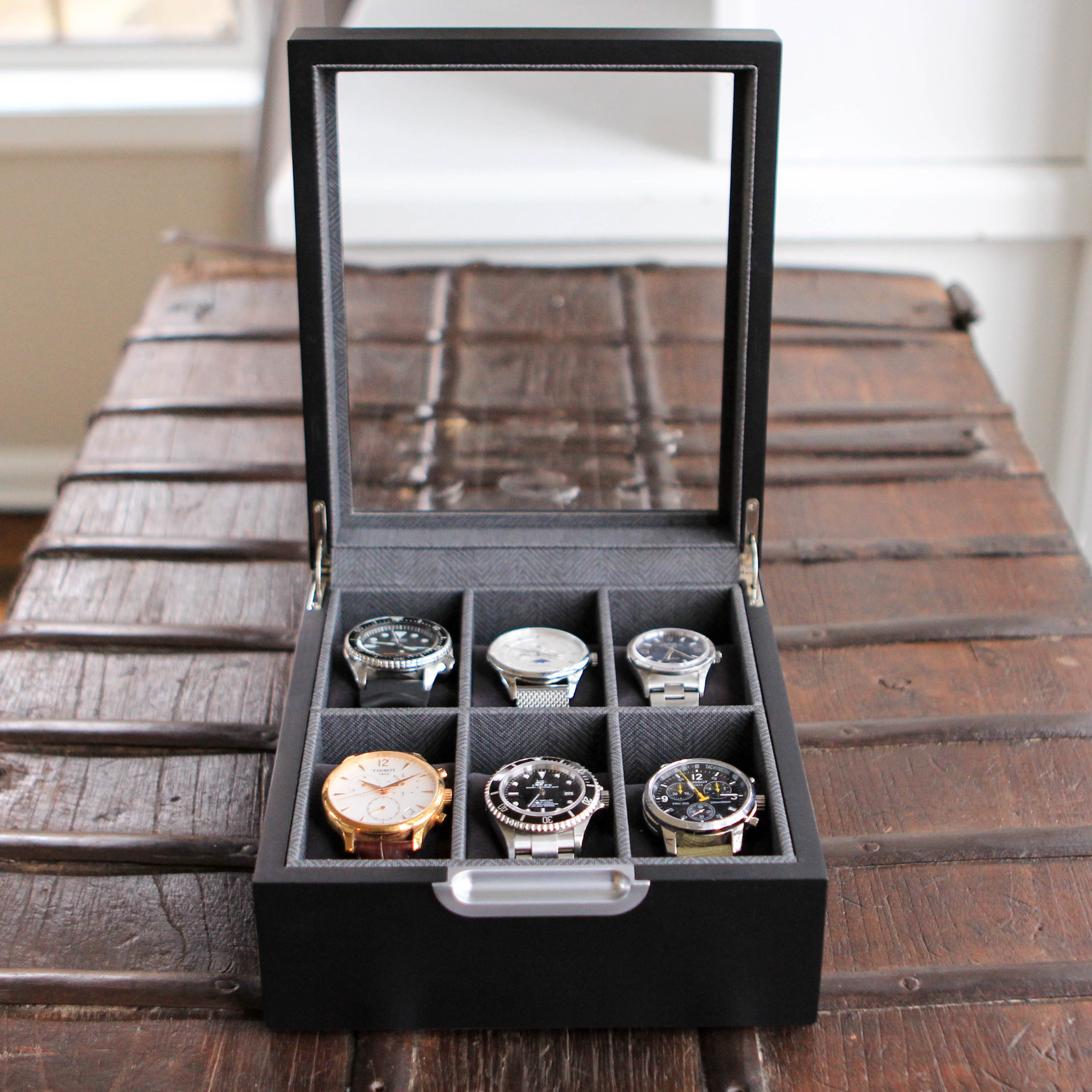 Metal 2024 watch box