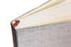 Fine Linen Covered Journal Ruled Notebook 8.4 x 5.7 in by Bucksaw -