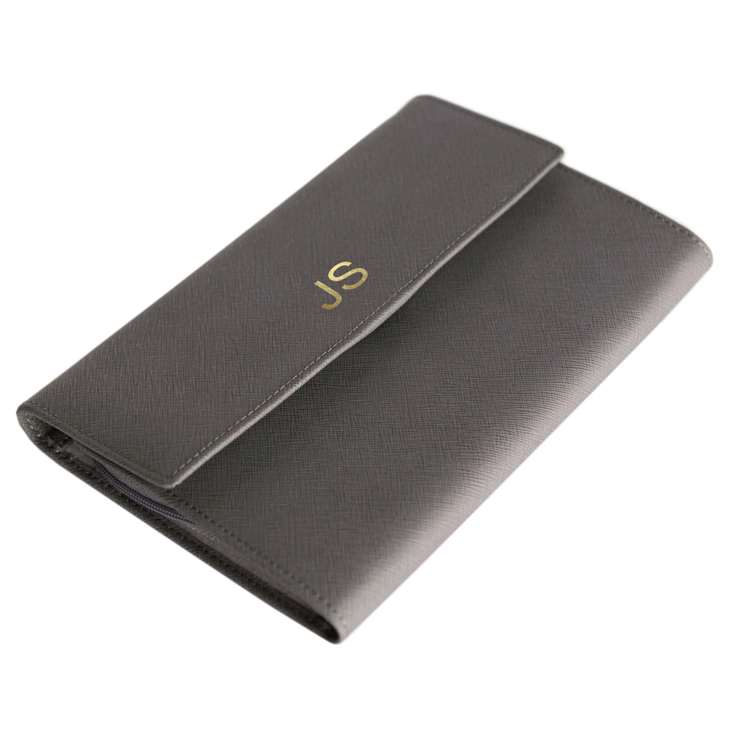 Travel Jewelry Wallet - Saffiano Leather