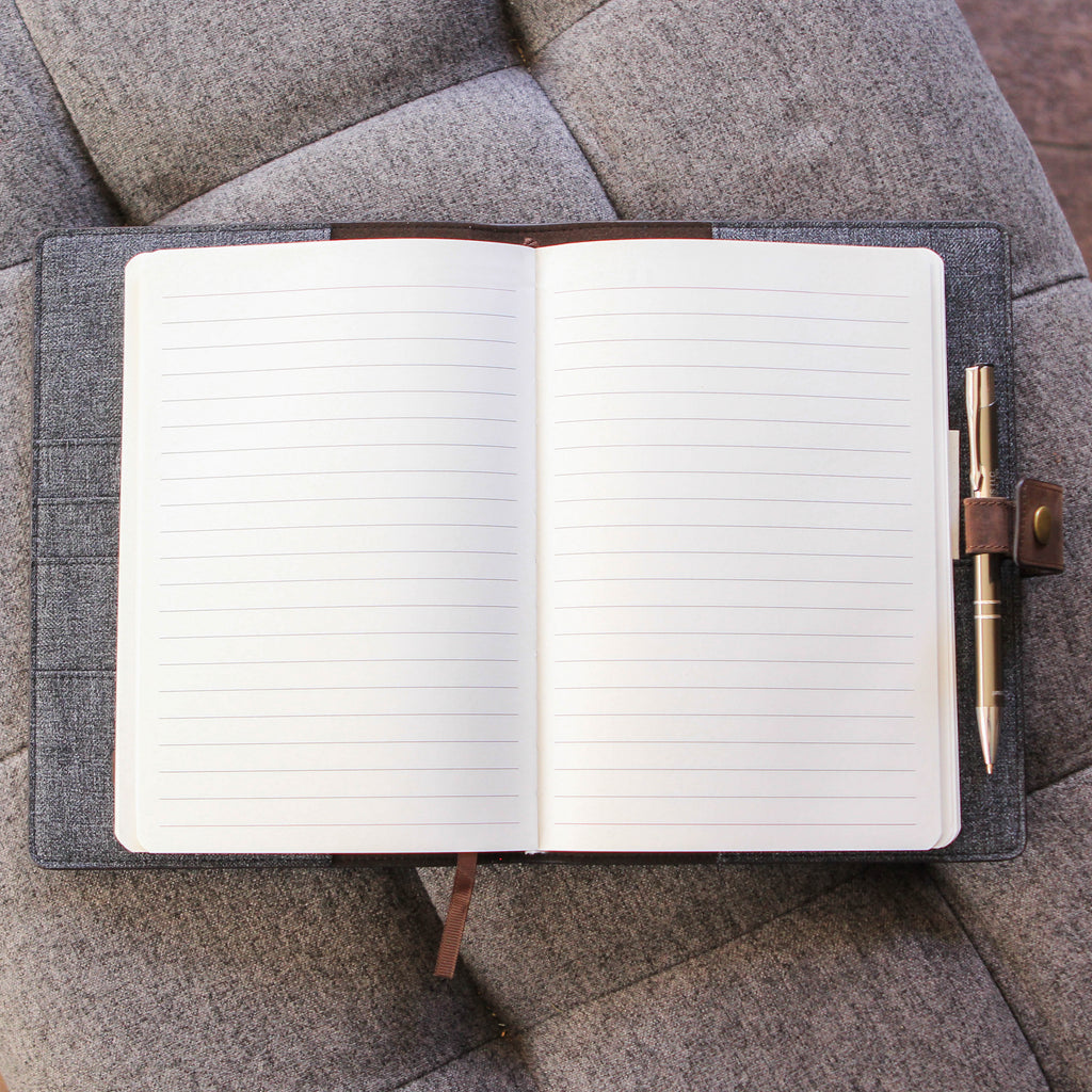 Bucksaw Refillable Leather Journal – Case Elegance