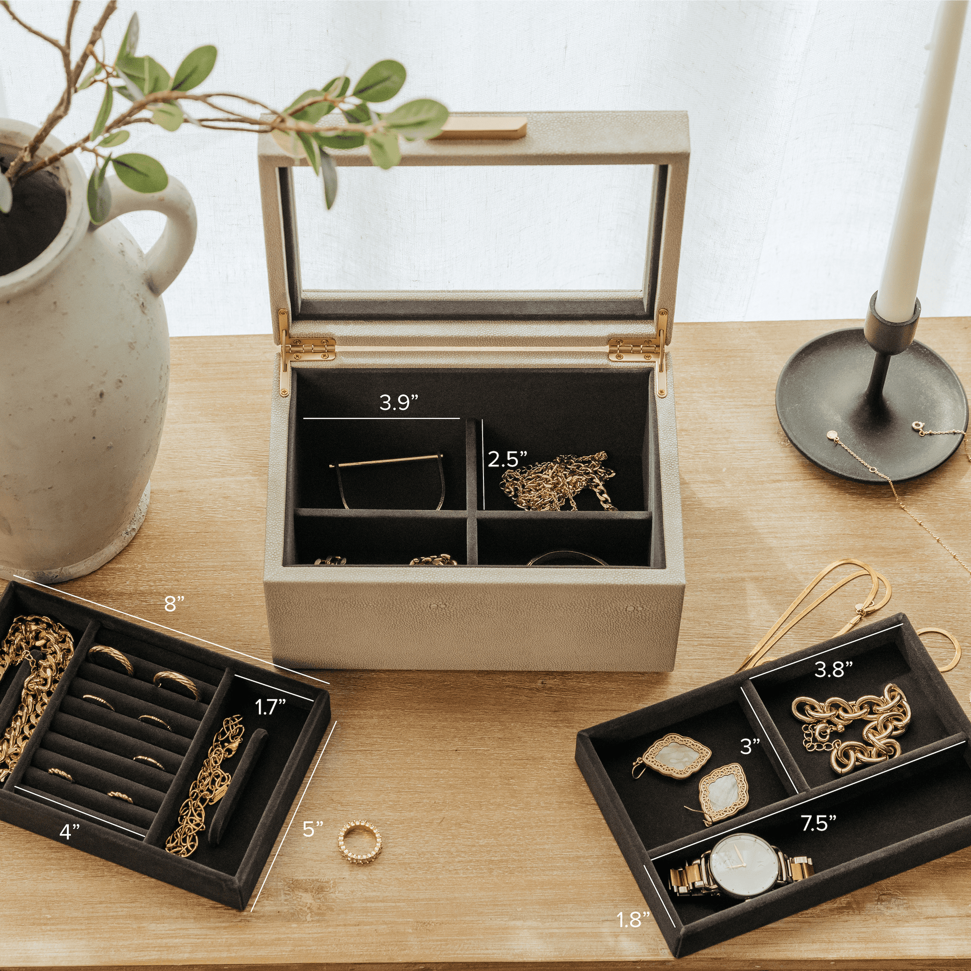 Case Elegance Sasha Small Jewelry Box