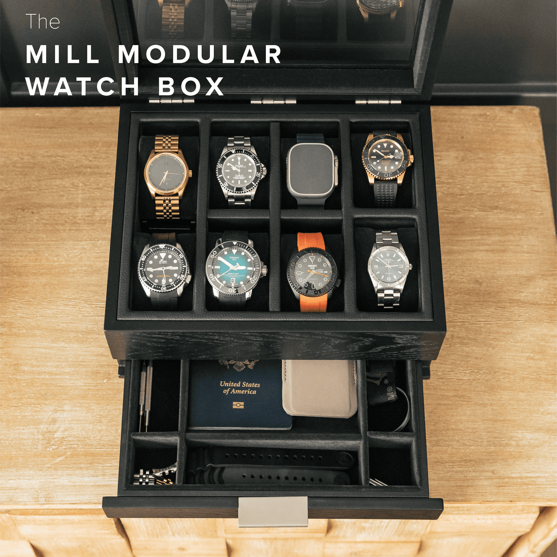 Watch box discount 8 slot