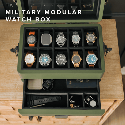 Military Modular Watch Box 10 Slot