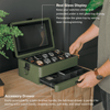 Caja de reloj modular militar - 10 ranuras