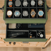 Caja de reloj modular militar - 10 ranuras