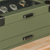 Caja de reloj modular militar - 10 ranuras